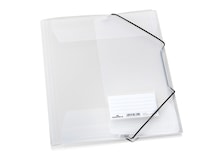 Durable Eckspannmappe mit 3 Innenklappen, transparent