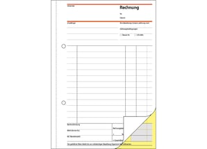 Sigel Formularbücher Rechnungen SD031, 2x 40 Blatt