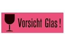 Herma Hinweisetiketten "Vorsicht Glas", 10 Stück