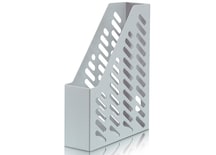 HAN Stehsammler KLASSIK, DIN A4/C4, mit Sicht- und Griffloch, lichtgrau