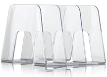 HAN Katalogsammler SORTER, DIN A4/C4, 3 Fächer, extra stabil, hochglänzend, transparent-glasklar