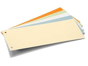 Leitz Trennstreifen, blau, 100 Stück