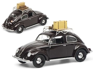 VW Brezelkfer, dunkelrot, 1:43