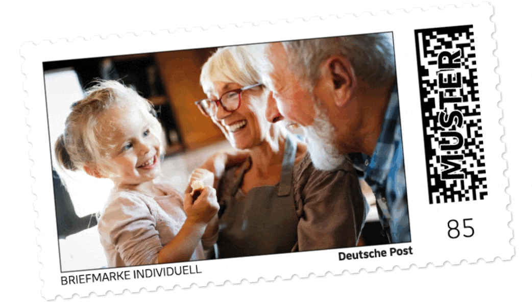 Briefmarke Individuell Geschenk Shop Deutsche Post
