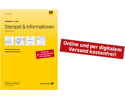 Zum Katalog Stempel- und Info